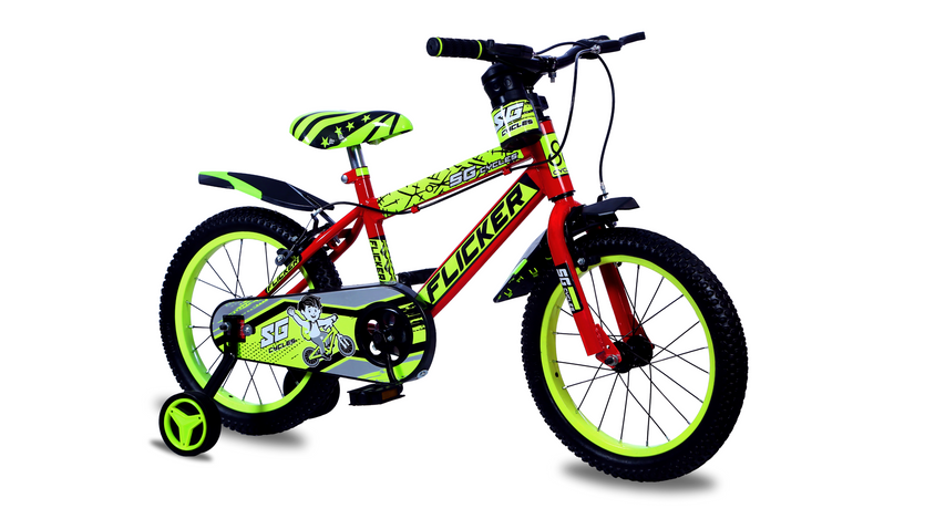 Super Zeb Kids Bicycle – Stylish & Durable with Trainer Wheels (2-4 years Old)
