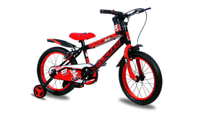 Super Zeb Kids Bicycle – Stylish & Durable with Trainer Wheels (2-4 years Old)