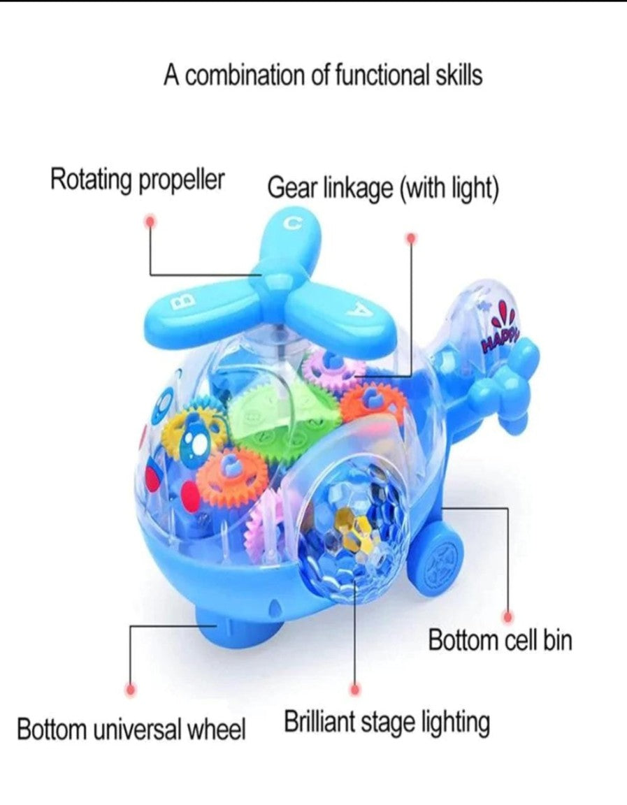 GEAR HELICOPTER TOY
