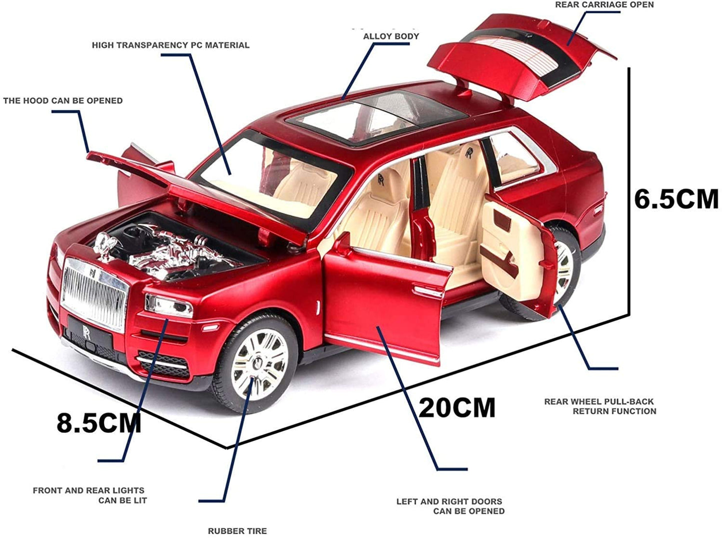 METAL SUV ROLLS ROYCE OY CAR