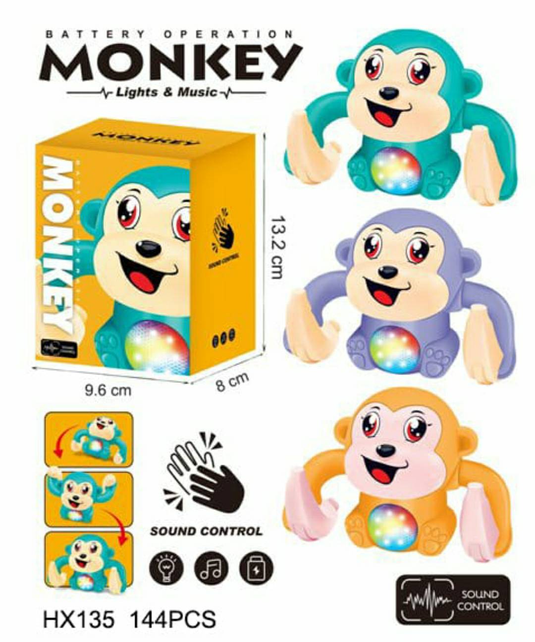 SENSOR MONKEY TOY
