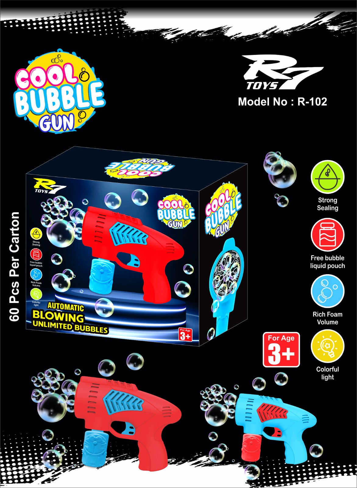 Cool Bubble Gun