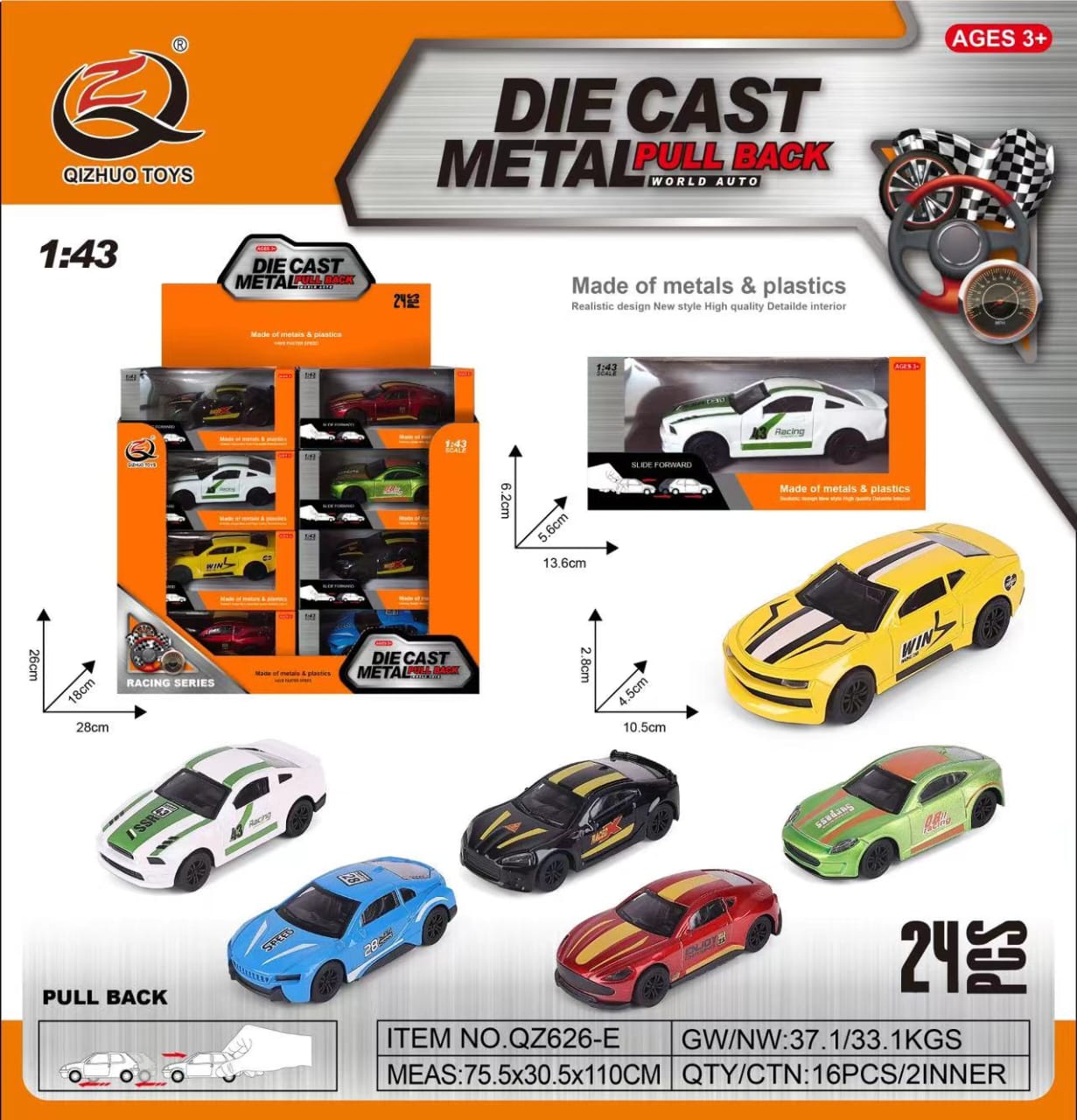 DIE CAST LETS PLAY CAR