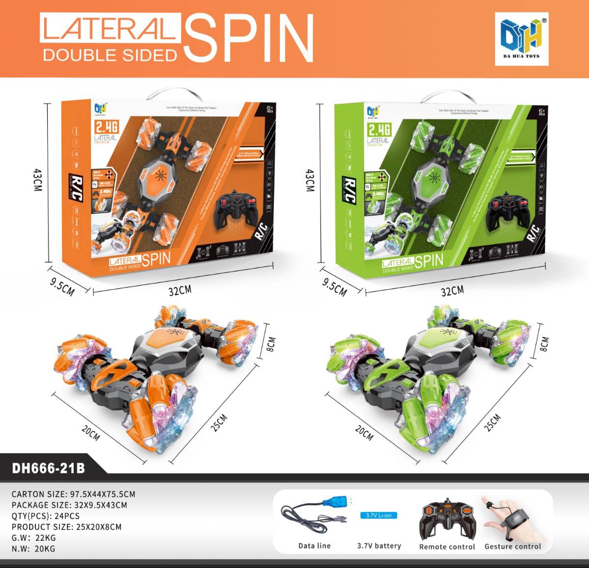 Lateral Spin Stunt Car