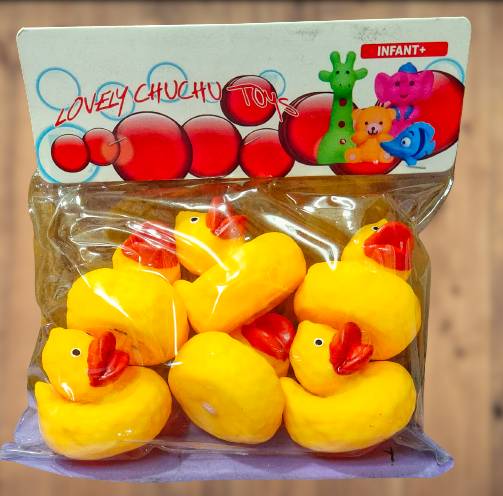 *"New Duck Chuchu: 6-Piece First Discoveries Sensory Squad"*