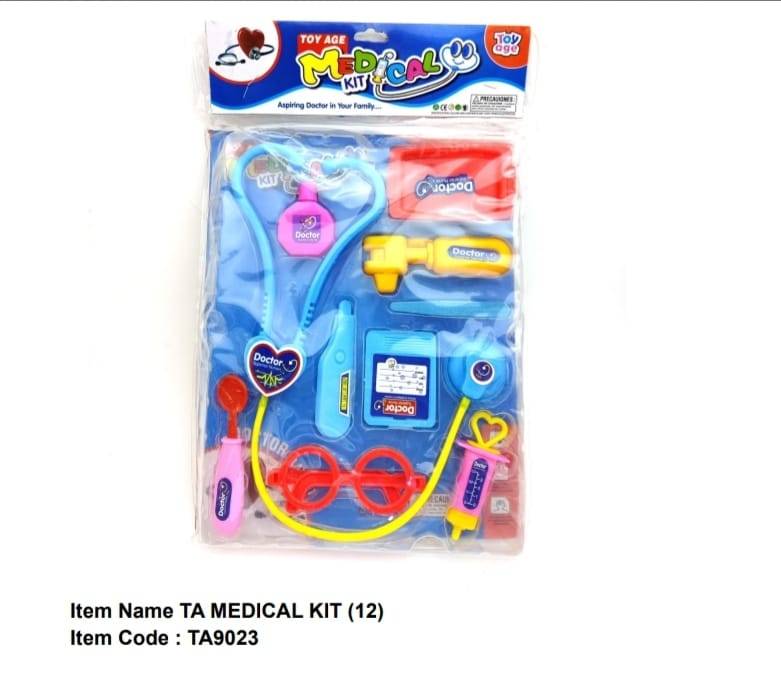 TA Medical Kit for Kids – 12 Pieces Doctor Role Play Set (TA9023)