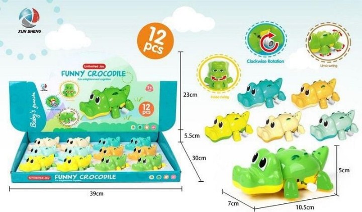 Funny Crocodile Toy Box