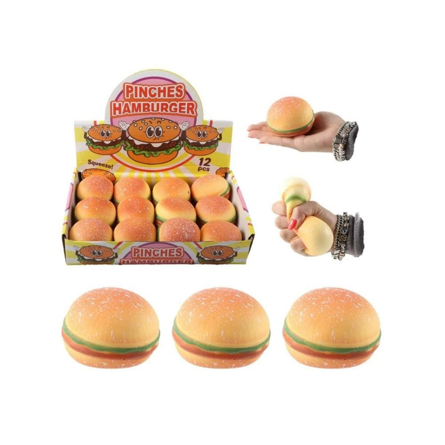 Pinchable Hamburger Toy Box