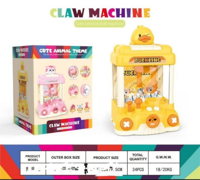 Mini Claw Machine – Cute Animal Theme Arcade Game