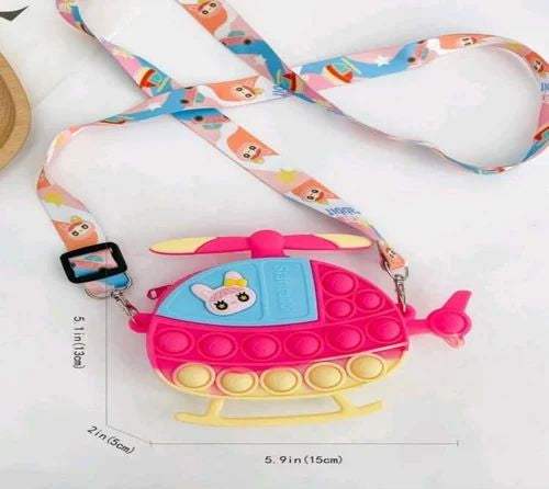 Hovering Fun Helicopter Pop-It Bag
