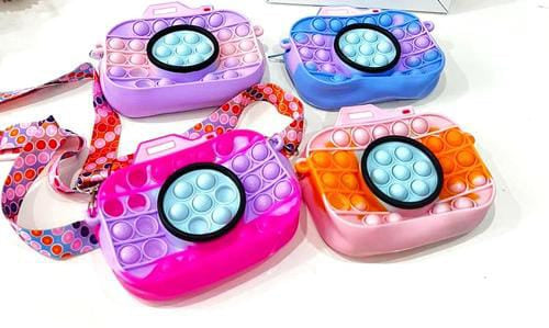 Snap & Pop Camera Pop-It Bag