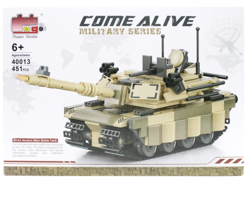 M1A2 Abrams Main Battle Tank – Building Block Set
