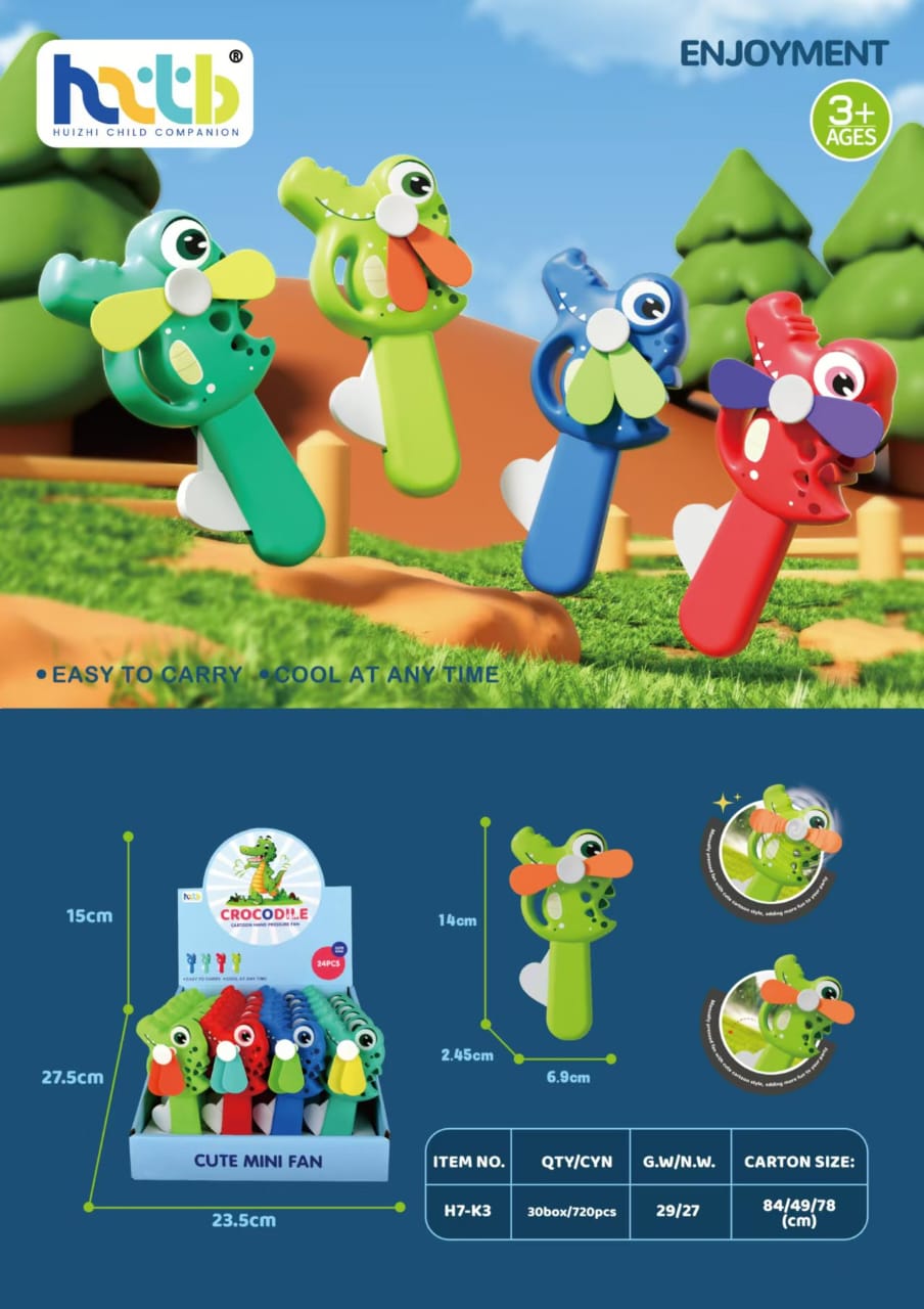 CrocoCool SpinFan – Snap Up the Breeze!