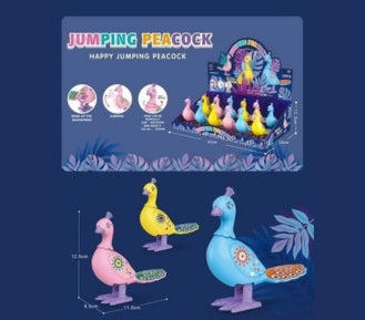 Jumping Peacock Toy Box