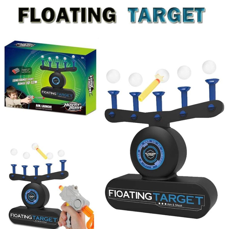 Floating target game set with airshot hovering balls and toy gun – best online toy deals today from the best toy shop online. Buy toys online, order toys online, and find cheap toys online at Super Zeb Toys.