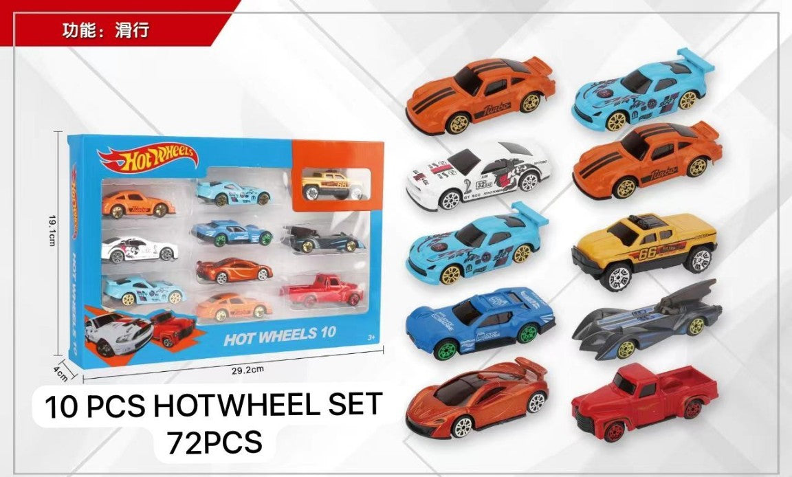 10 PCS HOT WHEELS SET