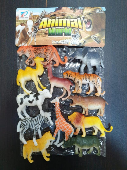 12 WILD ANIMAL SET