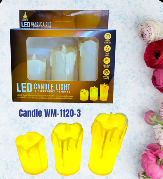 3 LED CANDLES