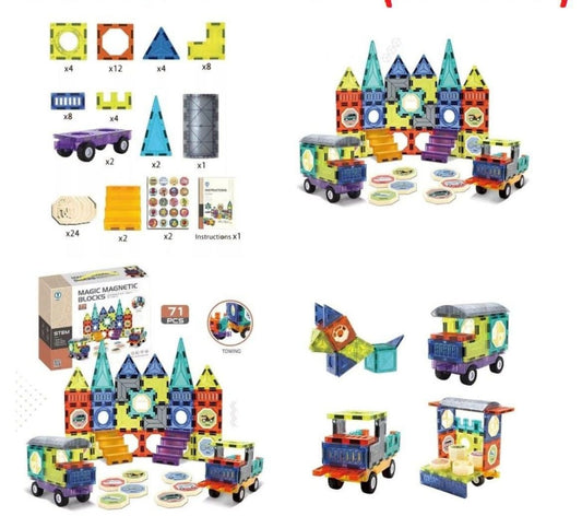 71 PCS MAGNETIC BLOCKS