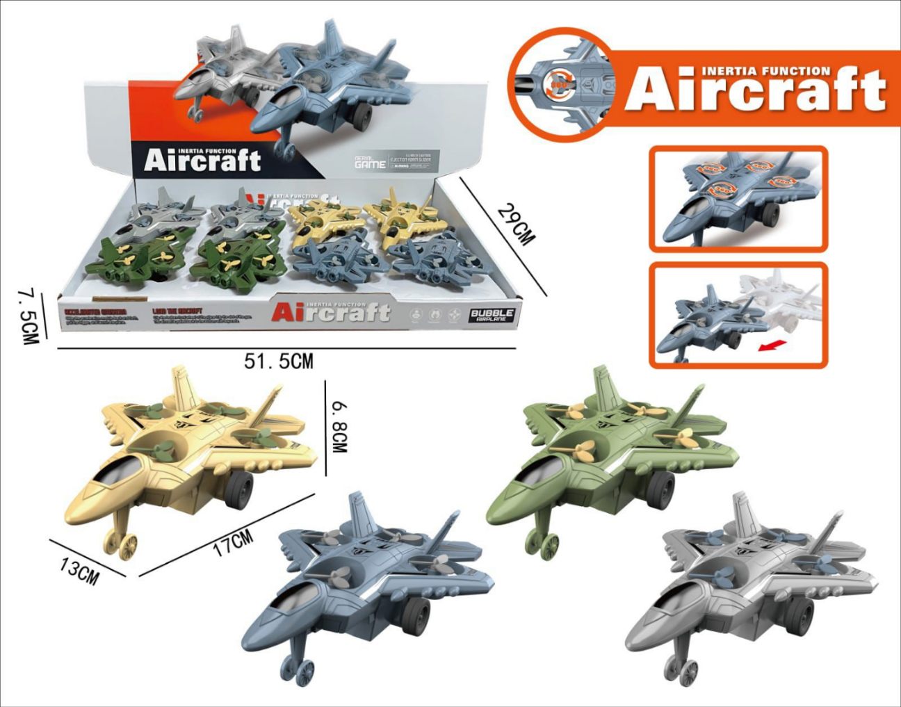 8 PCS AIRCRAFT BOX