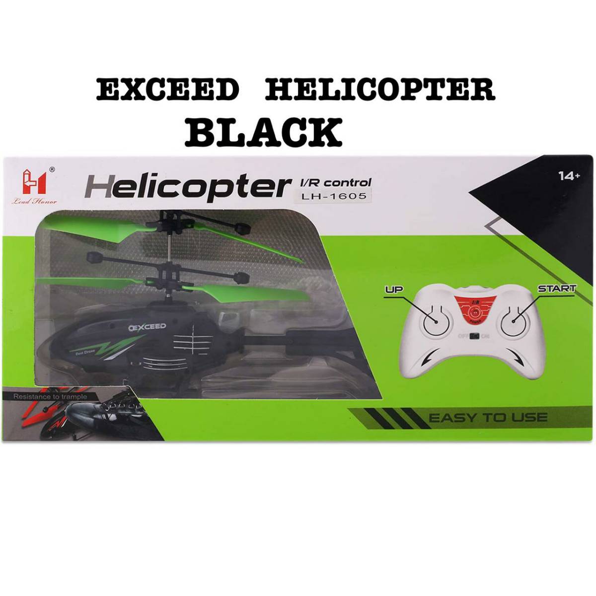 BLACK EXCEED HELICOPTER TOY