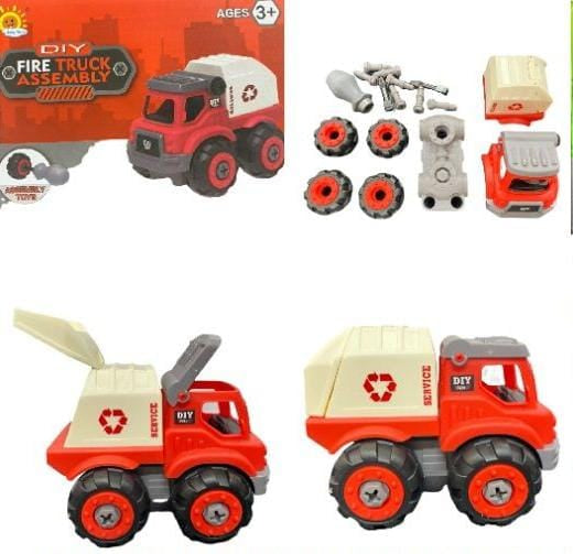 DIY FIRE ASSEMBLY TOY CAR