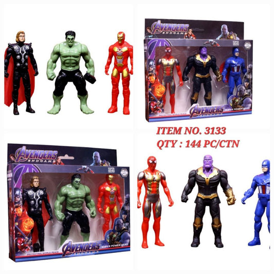 SUPER HERO 3 IN 1 SET