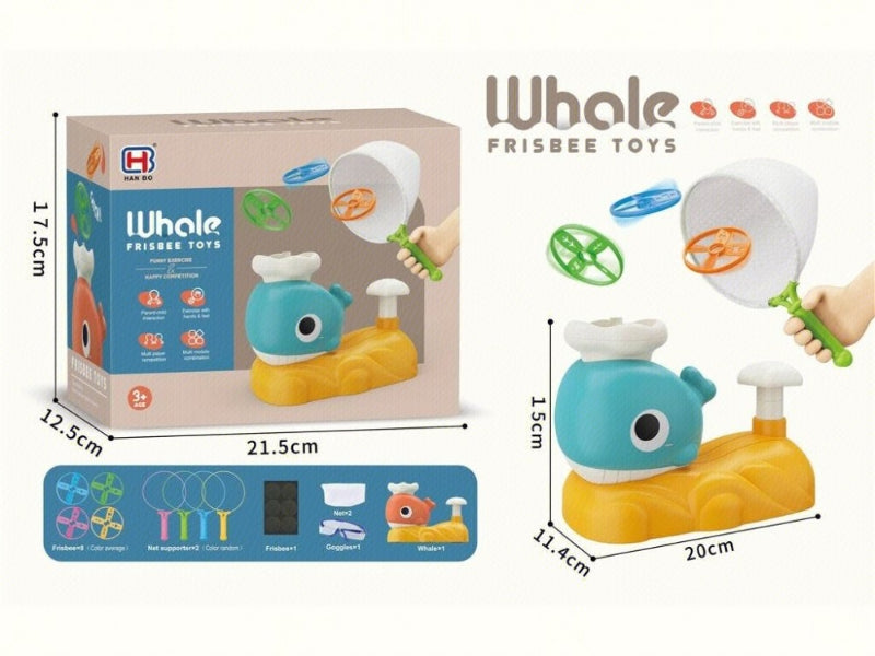 WHALE FRISBEE TOY