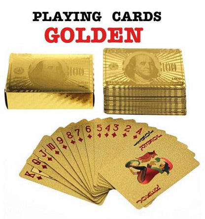 PLAYING CARDS GOLDEN