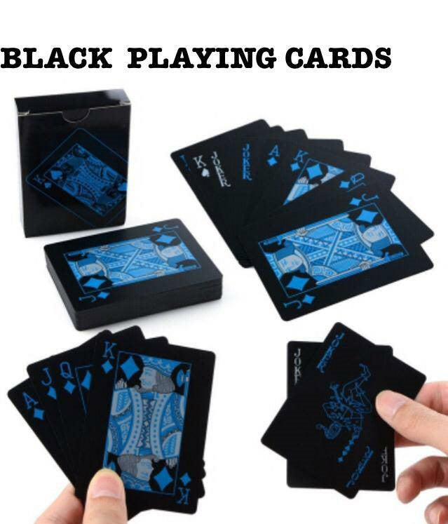 PLAYING CARDS BLACK