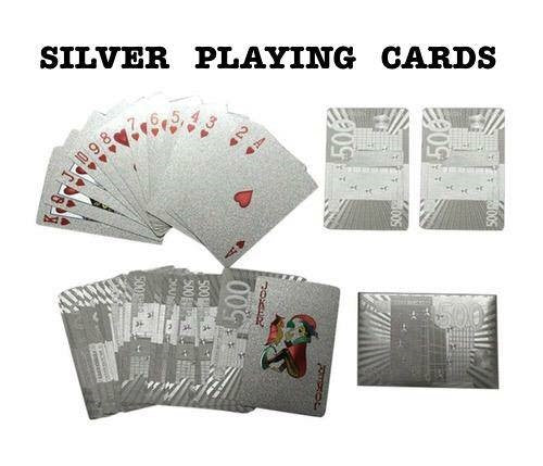 PLAYING CARDS SILVER