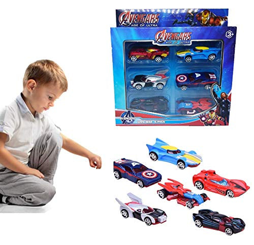 Avengers 6-in-1 Car Set