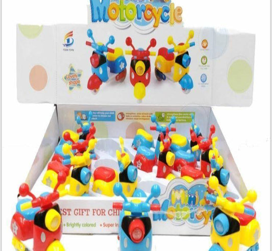 Mini Moto Mania: Lovely Shape Motorcycles (12 PCS BOX)