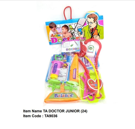 "TA Doctor Junior Medical Toy Set for Kids – 24 Pieces (TA9036)"