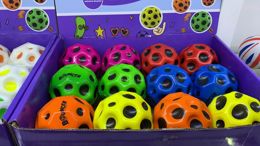 Bouncer Balls – High Bounce Colorful Dimpled Balls for Kids (12 pcs box) (Multicolor Pack)