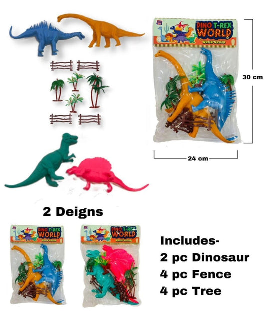 2 PCS DINOSAUR SET TOY