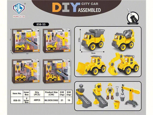 Yellow DIY City Car