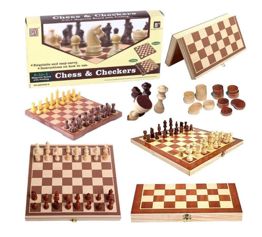 Checkers & Chess Combo Set