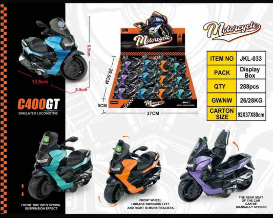 C400GT Police & SWAT Simulated Motorcycle Toy Set – 288 Pieces Display Pack