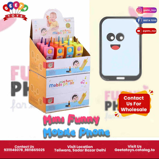 Giggle Gadgets: Mini Funny Mobile Phones (12 PCS)