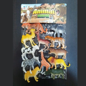 12 WILD ANIMAL SET