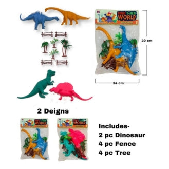 2 PCS DINOSAUR SET TOY