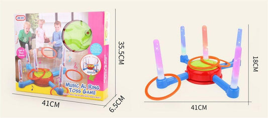 Musical Ring Toss Game for kids with lights and music – available at the best online shopping for toys. Find this fun electronic ring toss toy on toy shopping websites and online shopping sites for toys. Shop now at a toy store online shopping platform with the best online toy deals today.