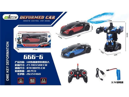 One Key Deformation Remote Control Car – Robot Car Toy with Remote Control | Best Online Toy Deals Today | Best Toy Shop Online | Cheap Toys Online | Order Toys Online