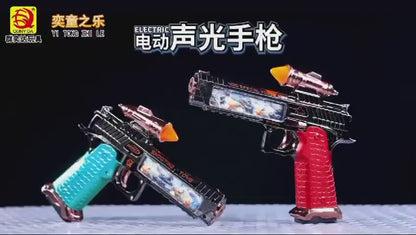 Light-Up Moving Image Gun Box