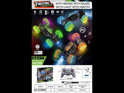 Spray Twisting Stunt R/C Car