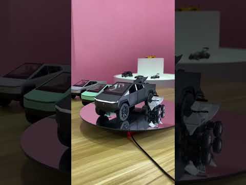 tesla die-cast metal toy car – mini cybertruck with openable doors for kids and collectors, available at online toy stores with cheap toys online shopping and the best toy deals online from top online toy stores.