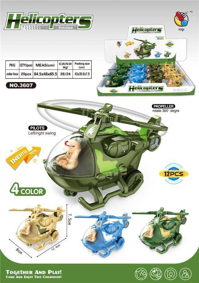 Rotor Force Friction Flyers – military helicopter toy set for kids and adults, available at online toy stores; shop online toys and find cheap toys online at Super Zeb’s toy store online shopping